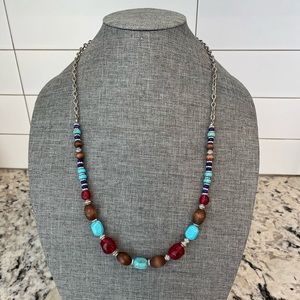 Vintage Boho Beaded Necklace